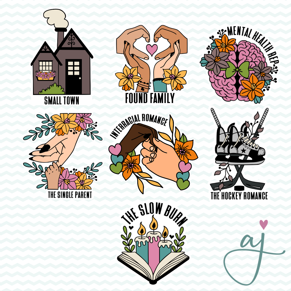 A Scoring Chance Trope Sticker Set
