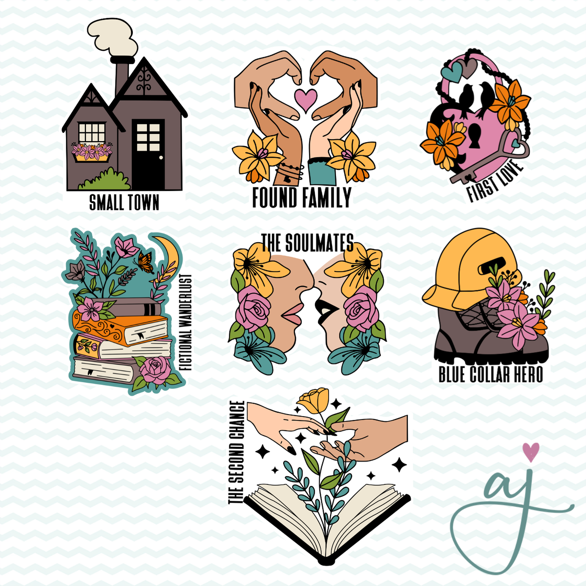 Love You Still Trope Sticker Set