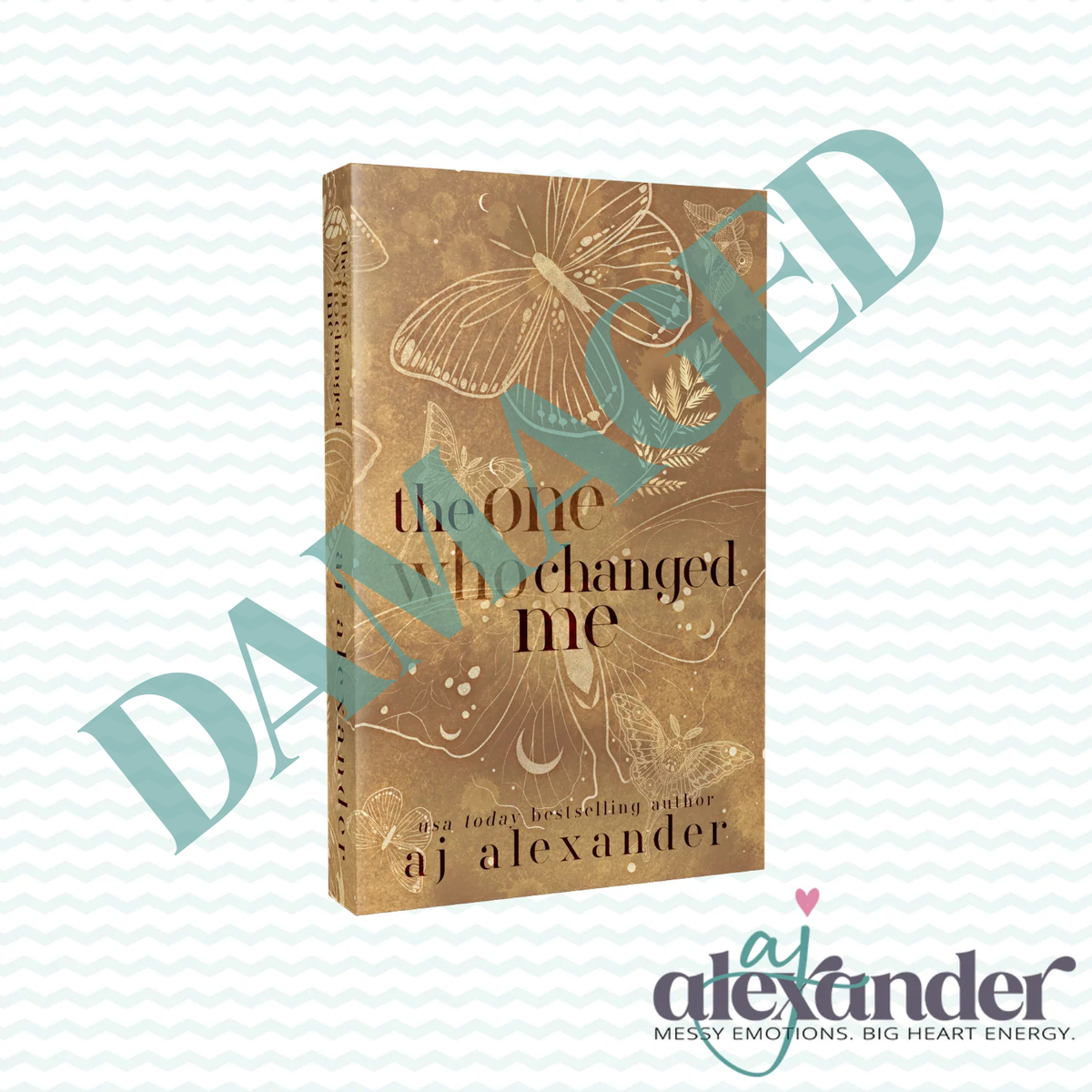The One Who Changed Me Special Edition Signed Paperback & Swag - SCRATCH AND DENT