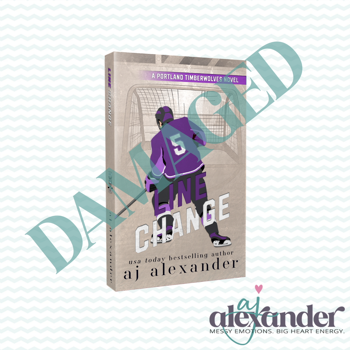 Line Change Illustrated Cover Signed Paperback & Swag - SCRATCH AND DENT
